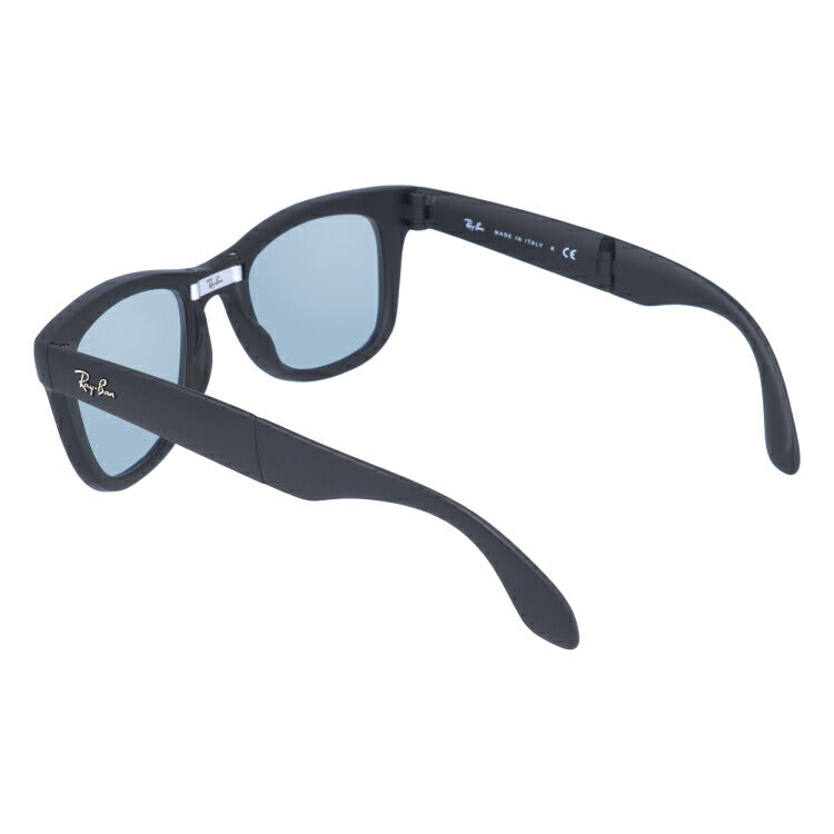 【選べる15色 ライトカラーレンズ】レイバン ライトカラー サングラス Ray-Ban RB4105 601S 50 レギュラーフィット WAYFARER FOLDING ウェイファーラー フォールディング ウェリントン型 メンズ レディース アウトドア 運転 ドライブ レジャー UVカット 伊達