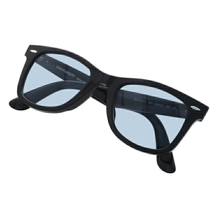 【選べる15色 ライトカラーレンズ】レイバン ライトカラー サングラス Ray-Ban RB2140F 901 52・54 アジアンフィット WAYFARER ウェイファーラー ウェリントン型 メンズ レディース アウトドア 運転 ドライブ レジャー UVカット 伊達 メガネ 眼鏡