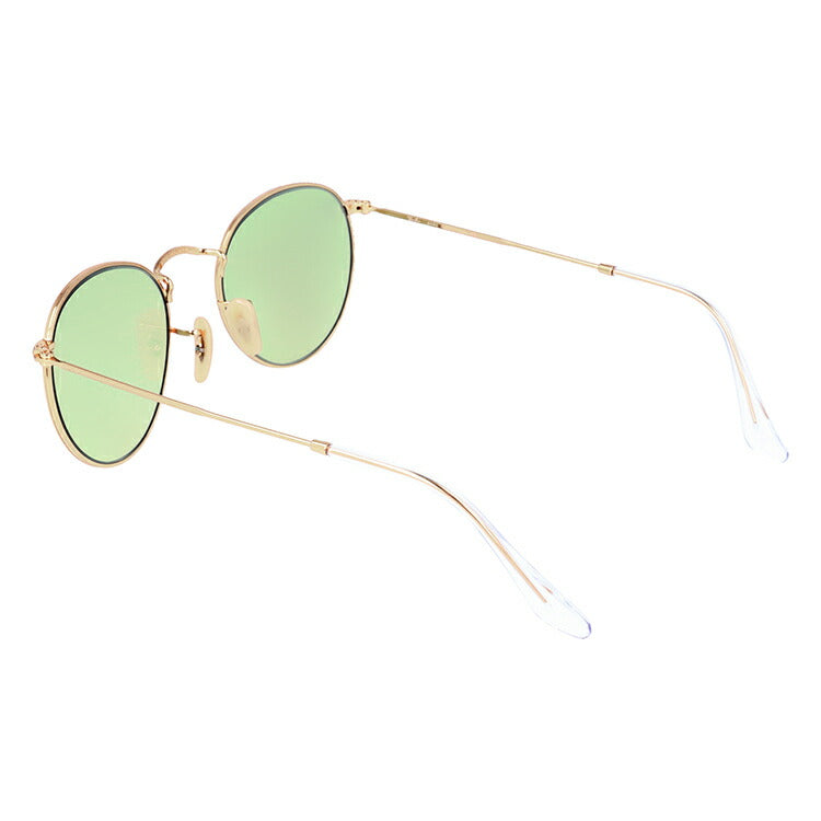 【選べる15色 ライトカラーレンズ】レイバン ライトカラー サングラス Ray-Ban RB3447 001 50・RB3447 001 53 レギュラーフィット ROUND METAL ラウンド メタル ラウンド型 メンズ レディース アウトドア 運転 ドライブ レジャー UVカット 伊達 メガネ 眼鏡