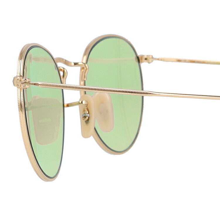 【選べる15色 ライトカラーレンズ】レイバン ライトカラー サングラス Ray-Ban RB3447 001 50・RB3447 001 53 レギュラーフィット ROUND METAL ラウンド メタル ラウンド型 メンズ レディース アウトドア 運転 ドライブ レジャー UVカット 伊達 メガネ 眼鏡