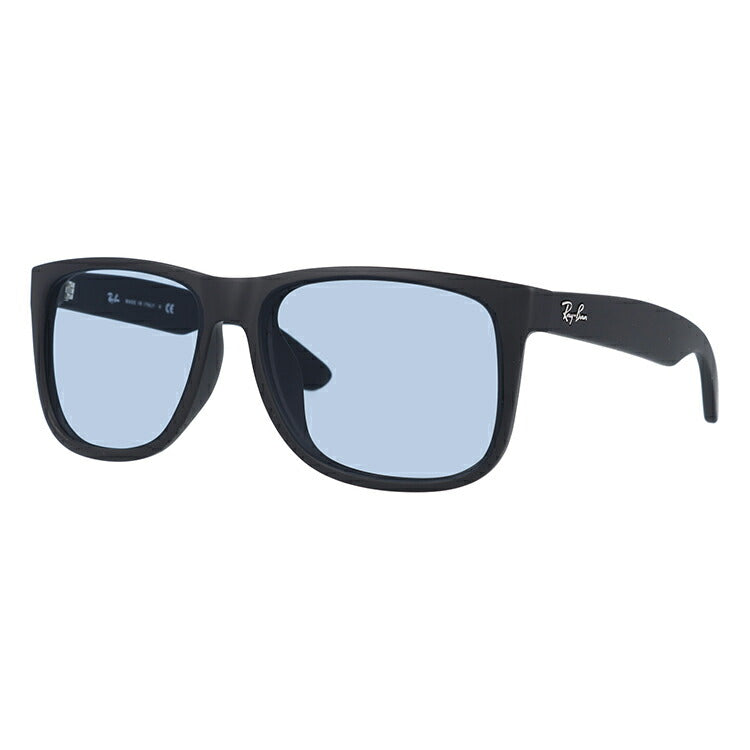 【選べる15色 ライトカラーレンズ】レイバン ライトカラー サングラス Ray-Ban RB4165F 622/8G 54・RB4165F 622/8G 58 アジアンフィット JUSTIN ジャスティン スクエア型 メンズ レディース アウトドア 運転 ドライブ レジャー UVカット 伊達 メガネ 眼鏡