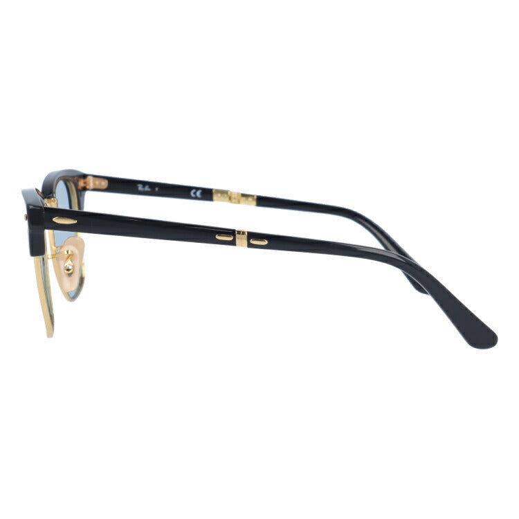 【選べる15色 ライトカラーレンズ】レイバン ライトカラー サングラス Ray-Ban RB2176 901 51 レギュラーフィット CLUBMASTER FOLDING クラブマスターフォールディング ブロー型 メンズ レディース アウトドア 運転 ドライブ レジャー UVカット メガネ 眼鏡