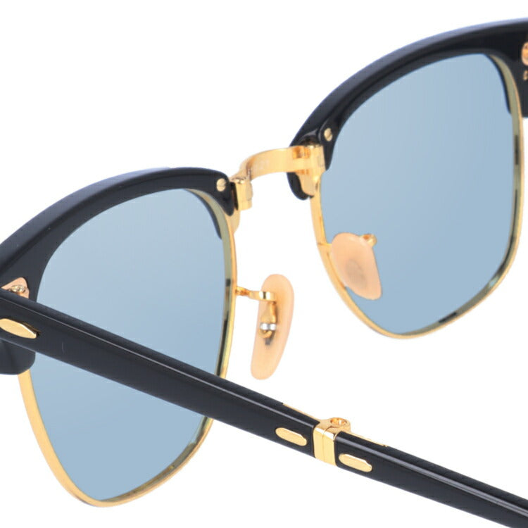 【選べる15色 ライトカラーレンズ】レイバン ライトカラー サングラス Ray-Ban RB2176 901 51 レギュラーフィット CLUBMASTER FOLDING クラブマスターフォールディング ブロー型 メンズ レディース アウトドア 運転 ドライブ レジャー UVカット メガネ 眼鏡