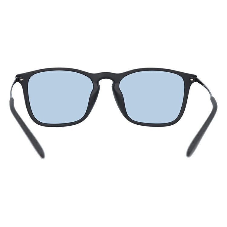 【選べる15色 ライトカラーレンズ】レイバン ライトカラー サングラス Ray-Ban RB4187F 622/8G 54 アジアンフィット CHRIS クリス ウェリントン型 メンズ レディース アウトドア 運転 ドライブ レジャー UVカット 伊達 メガネ 眼鏡