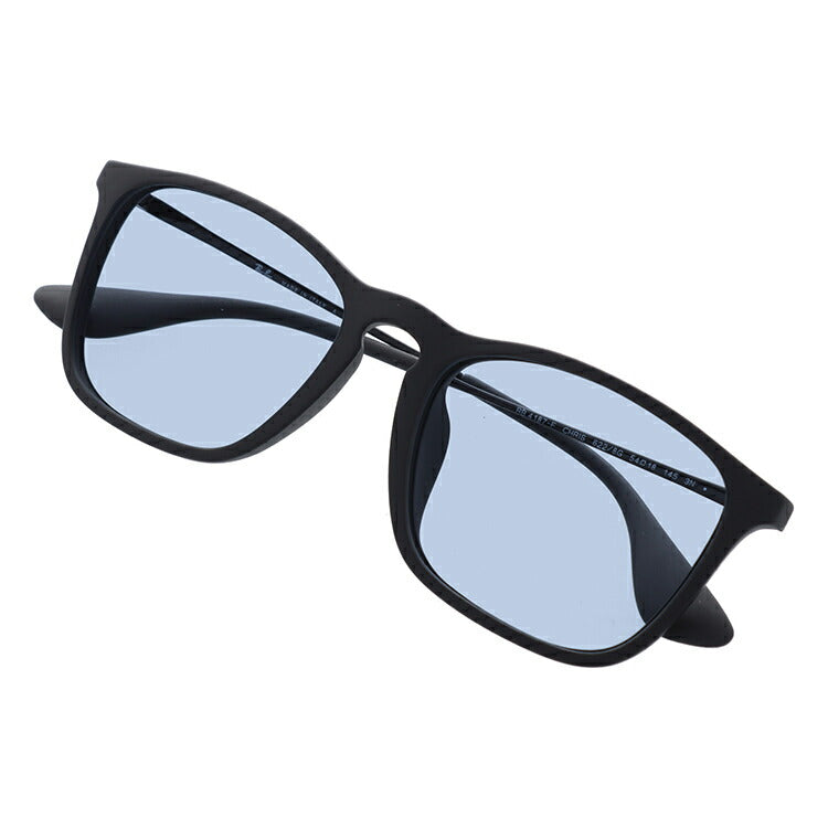 【選べる15色 ライトカラーレンズ】レイバン ライトカラー サングラス Ray-Ban RB4187F 622/8G 54 アジアンフィット CHRIS クリス ウェリントン型 メンズ レディース アウトドア 運転 ドライブ レジャー UVカット 伊達 メガネ 眼鏡