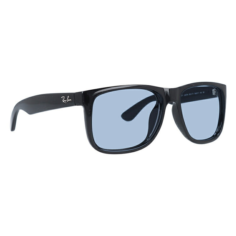 【選べる15色 ライトカラーレンズ】レイバン ライトカラー サングラス Ray-Ban RB4165F 601/71 54 アジアンフィット JUSTIN ジャスティン スクエア型 メンズ レディース アウトドア 運転 ドライブ レジャー UVカット 伊達 メガネ 眼鏡