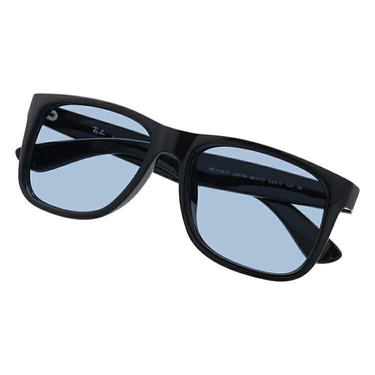 【選べる15色 ライトカラーレンズ】レイバン ライトカラー サングラス Ray-Ban RB4165F 601/71 54 アジアンフィット JUSTIN ジャスティン スクエア型 メンズ レディース アウトドア 運転 ドライブ レジャー UVカット 伊達 メガネ 眼鏡