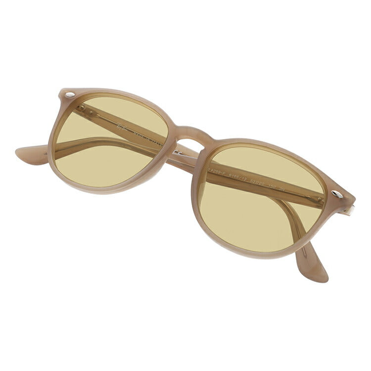 【選べる15色 ライトカラーレンズ】レイバン ライトカラー サングラス Ray-Ban RB4259F 616613 53 アジアンフィット ボストン型 メンズ レディース アウトドア 運転 ドライブ レジャー UVカット 伊達 メガネ 眼鏡