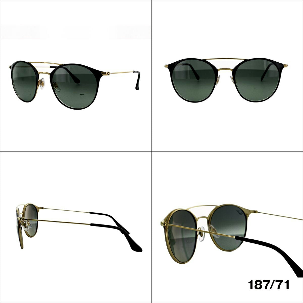 レイバン サングラス RB3546 187/71・900985 49 レギュラーフィット ボストン型 メンズ レディース ドライブ 運転 アウトドア ブランドサングラス 紫外線 花粉対策 Ray-Ban