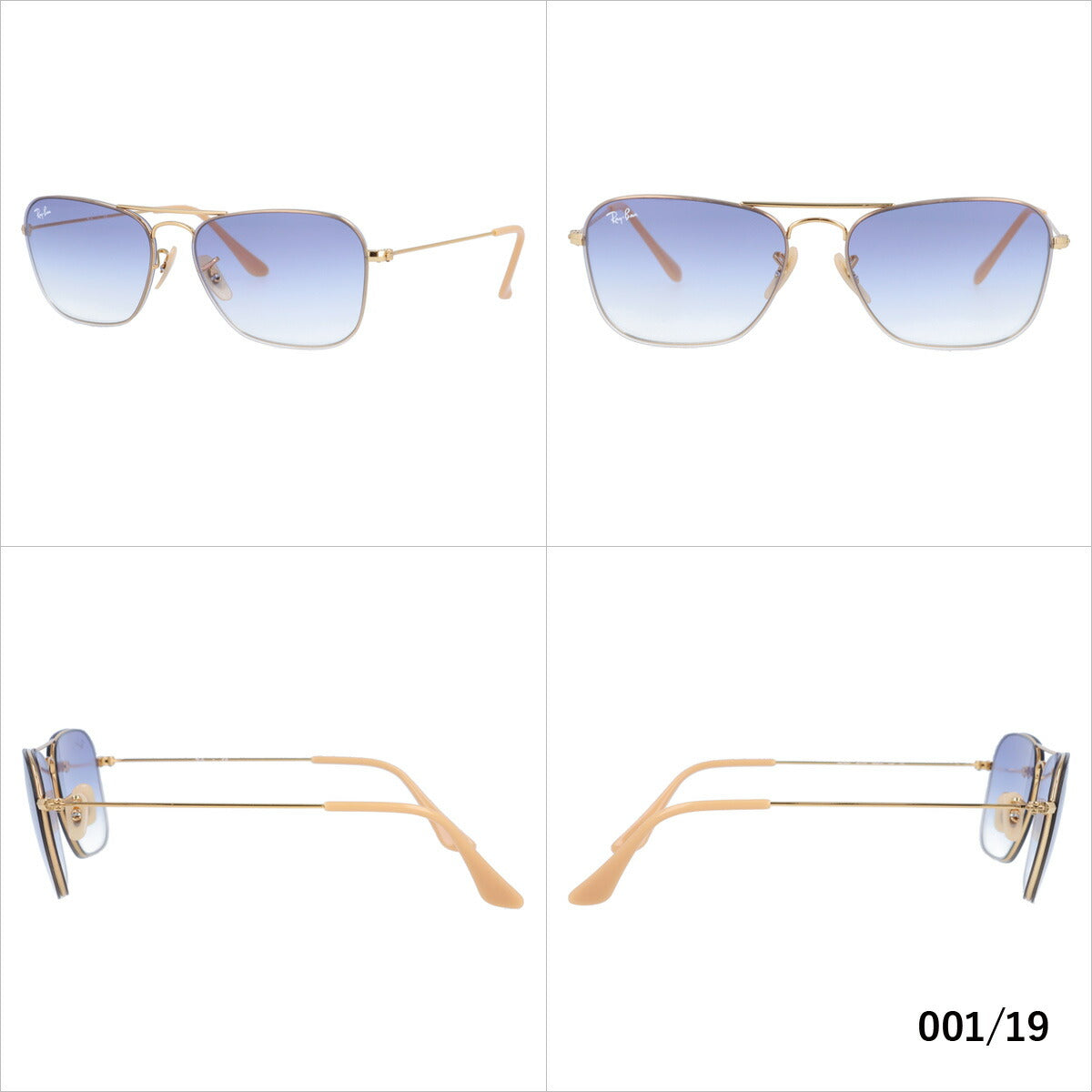 レイバン サングラス RB3603 001/19・004/13 56 レギュラーフィット スクエア型 メンズ レディース ドライブ 運転 アウトドア ブランドサングラス 紫外線 花粉対策 Ray-Ban