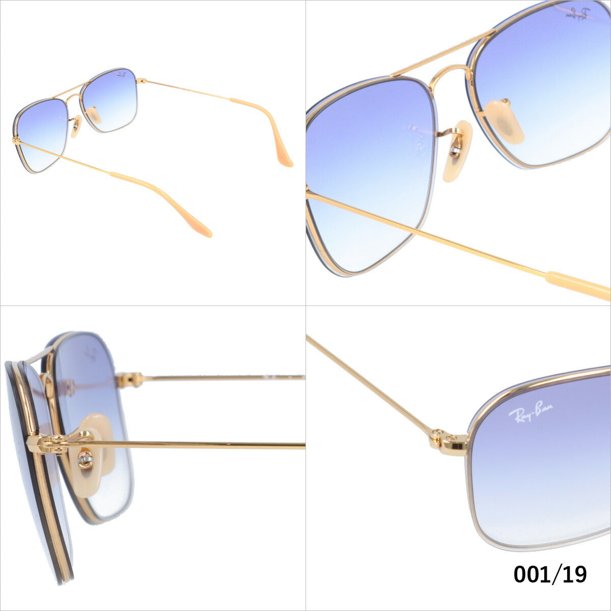 レイバン サングラス RB3603 001/19・004/13 56 レギュラーフィット スクエア型 メンズ レディース ドライブ 運転 アウトドア ブランドサングラス 紫外線 花粉対策 Ray-Ban