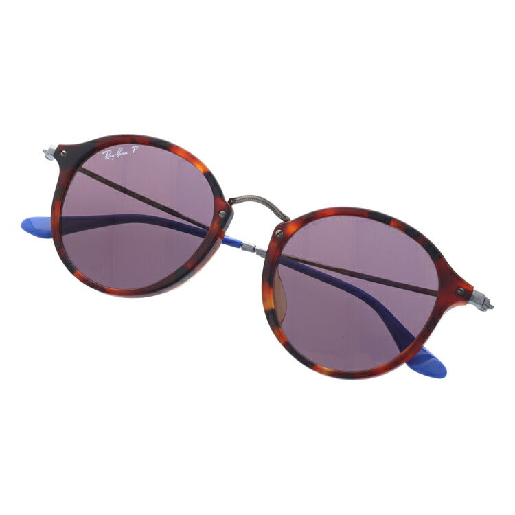 レイバン 偏光サングラス ラウンドフレック RB2447F 1245W0 49・52 アジアンフィット ラウンド型 メンズ レディース ドライブ 運転 アウトドア ブランドサングラス 紫外線 花粉対策 ROUND FLECK Ray-Ban