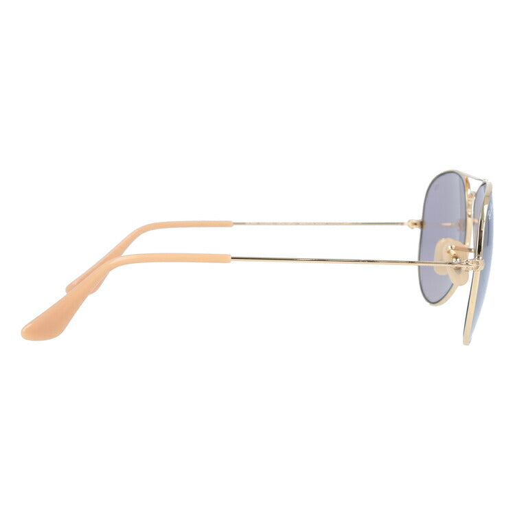 レイバン 調光サングラス アビエーター RB3025 9064V8 55・58 レギュラーフィット ティアドロップ型 EVOLVE エヴォルブ メンズ レディース ドライブ 運転 アウトドア ブランドサングラス 紫外線 花粉対策 AVIATOR Ray-Ban