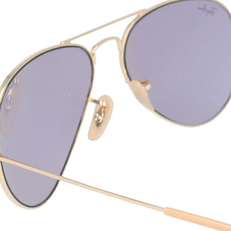 レイバン 調光サングラス アビエーター RB3025 9064V8 55・58 レギュラーフィット ティアドロップ型 EVOLVE エヴォルブ メンズ レディース ドライブ 運転 アウトドア ブランドサングラス 紫外線 花粉対策 AVIATOR Ray-Ban