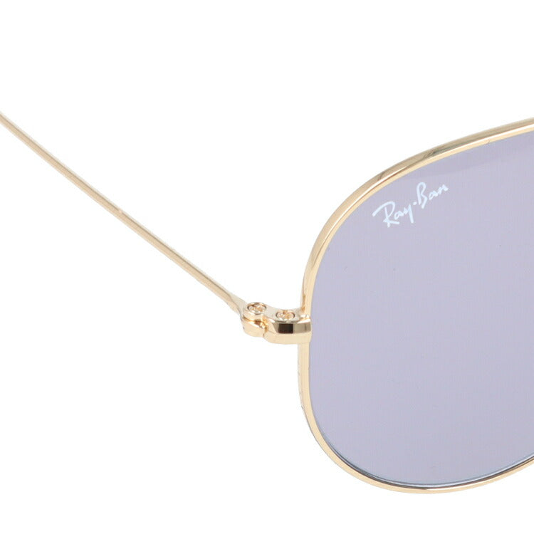 レイバン 調光サングラス アビエーター RB3025 9064V8 55・58 レギュラーフィット ティアドロップ型 EVOLVE エヴォルブ メンズ レディース ドライブ 運転 アウトドア ブランドサングラス 紫外線 花粉対策 AVIATOR Ray-Ban