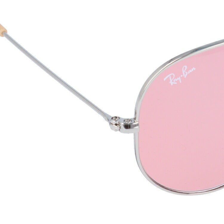 レイバン 調光サングラス アビエーター RB3025 9065V7 55・58 レギュラーフィット ティアドロップ型 EVOLVE エヴォルブ メンズ レディース ドライブ 運転 アウトドア ブランドサングラス 紫外線 花粉対策 AVIATOR Ray-Ban