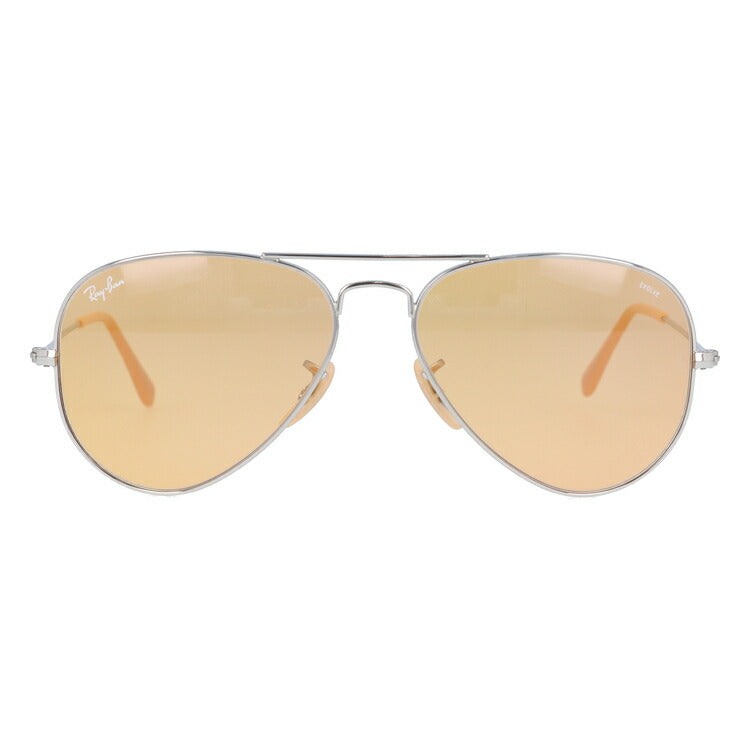 レイバン 調光サングラス アビエーター RB3025 9065V9 55・58 レギュラーフィット ティアドロップ型 EVOLVE エヴォルブ メンズ レディース ドライブ 運転 アウトドア ブランドサングラス 紫外線 花粉対策 AVIATOR Ray-Ban