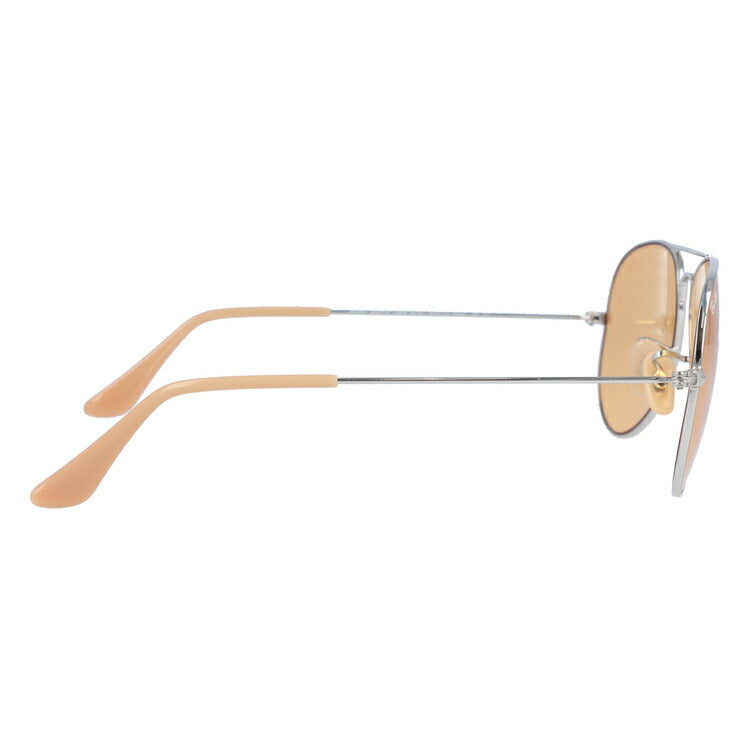 レイバン 調光サングラス アビエーター RB3025 9065V9 55・58 レギュラーフィット ティアドロップ型 EVOLVE エヴォルブ メンズ レディース ドライブ 運転 アウトドア ブランドサングラス 紫外線 花粉対策 AVIATOR Ray-Ban