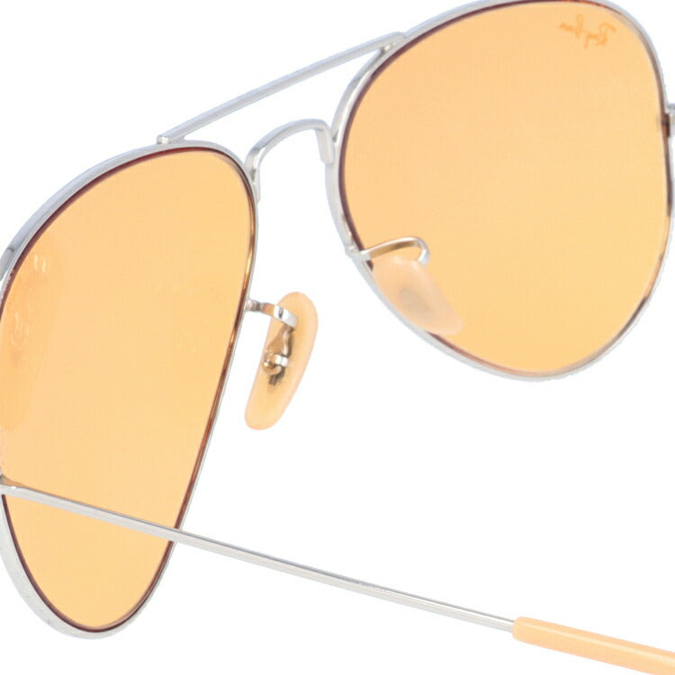 レイバン 調光サングラス アビエーター RB3025 9065V9 55・58 レギュラーフィット ティアドロップ型 EVOLVE エヴォルブ メンズ レディース ドライブ 運転 アウトドア ブランドサングラス 紫外線 花粉対策 AVIATOR Ray-Ban