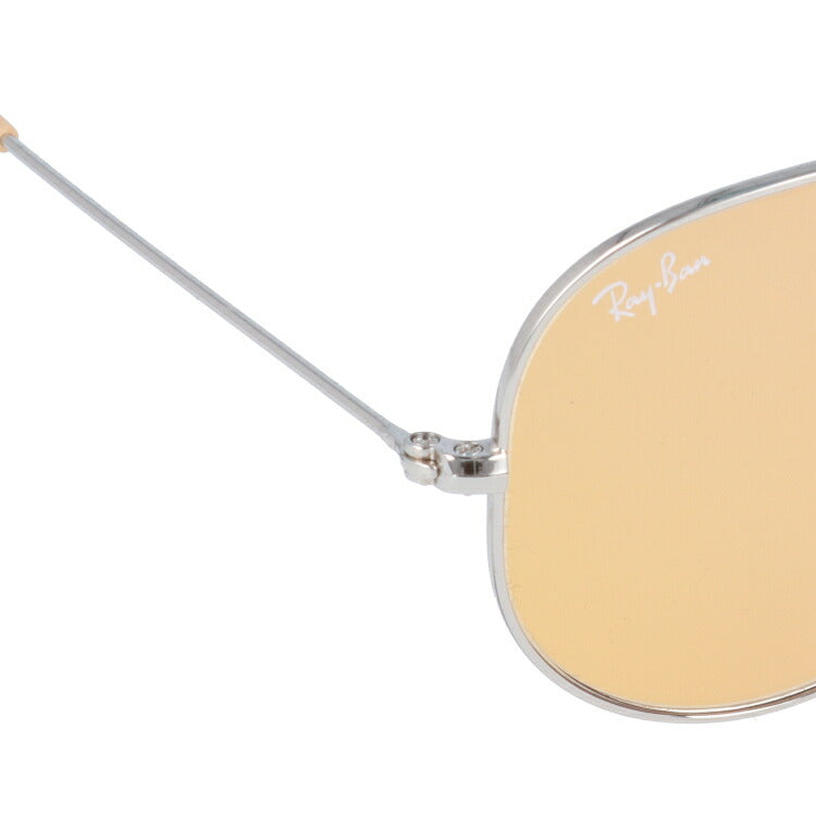 レイバン 調光サングラス アビエーター RB3025 9065V9 55・58 レギュラーフィット ティアドロップ型 EVOLVE エヴォルブ メンズ レディース ドライブ 運転 アウトドア ブランドサングラス 紫外線 花粉対策 AVIATOR Ray-Ban