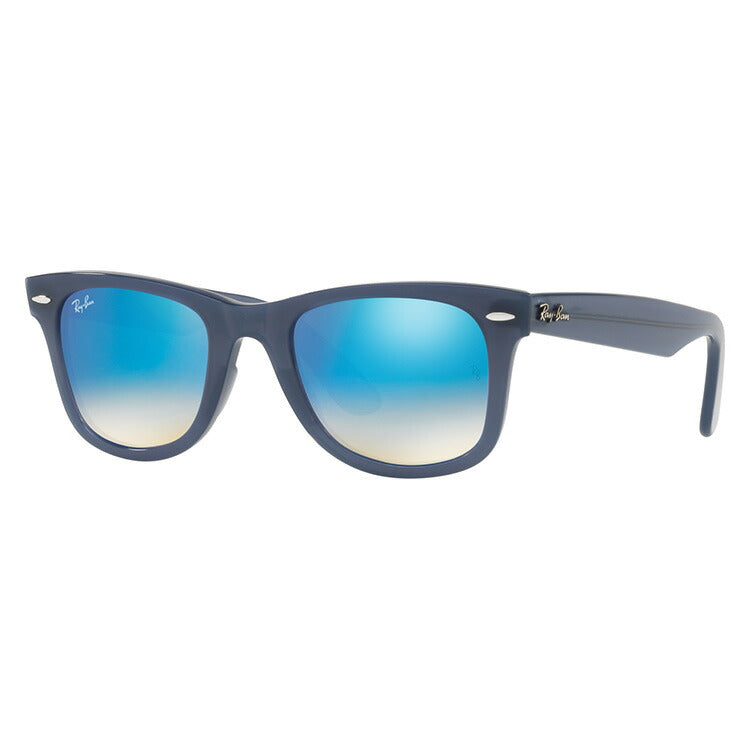 レイバン サングラス ウェイファーラーイーズ RB4340 62324O・646/1M 50 レギュラーフィット ウェリントン型 ミラー ブルーレンズ メンズ レディース ドライブ 運転 アウトドア ブランドサングラス 紫外線 花粉対策 WAYFARER EASE Ray-Ban