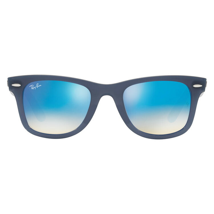 レイバン サングラス ウェイファーラーイーズ RB4340 62324O・646/1M 50 レギュラーフィット ウェリントン型 ミラー ブルーレンズ メンズ レディース ドライブ 運転 アウトドア ブランドサングラス 紫外線 花粉対策 WAYFARER EASE Ray-Ban