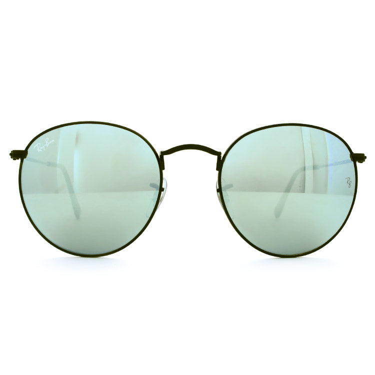 レイバン サングラス ラウンドメタル RB3447 002/30・019/30 53 レギュラーフィット ラウンド型 ミラー メンズ レディース ドライブ 運転 アウトドア ブランドサングラス 紫外線 花粉対策 ROUND METAL Ray-Ban