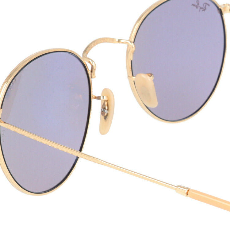 レイバン 調光サングラス ラウンドメタル RB3447 9064V8 50・53 レギュラーフィット ラウンド型 EVOLVE エヴォルブ メンズ レディース ドライブ 運転 アウトドア ブランドサングラス 紫外線 花粉対策 ROUND METAL Ray-Ban