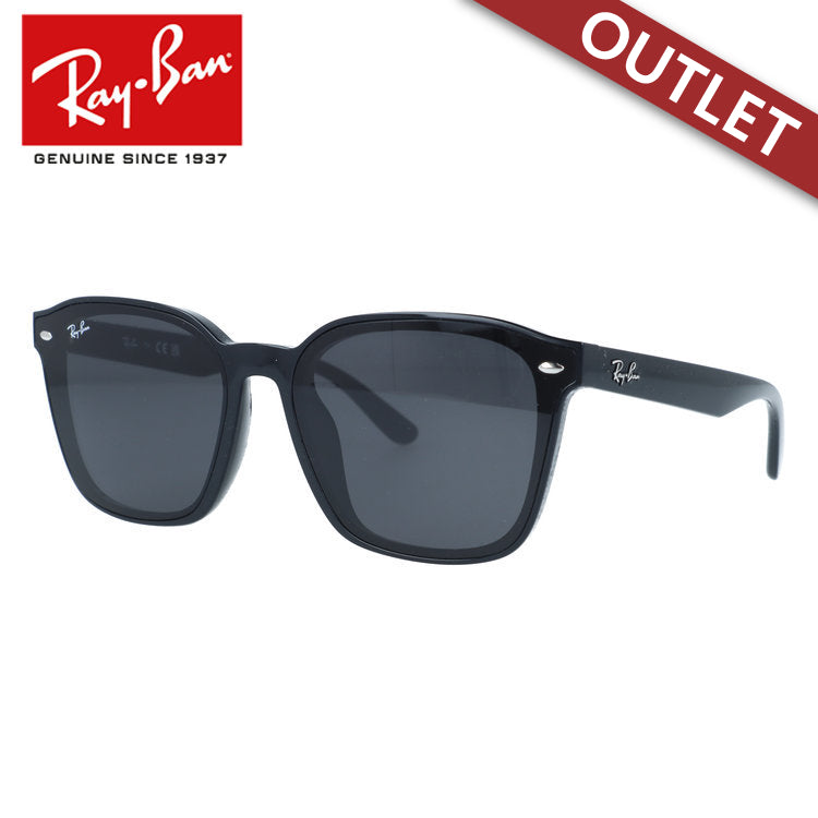 【訳あり】レイバン サングラス サングラス アジアンフィット Ray-Ban RB4392D 601/87 66サイズ スクエア型 ユニセックス レディース メンズ 大きめサイズ ビッグシルエット