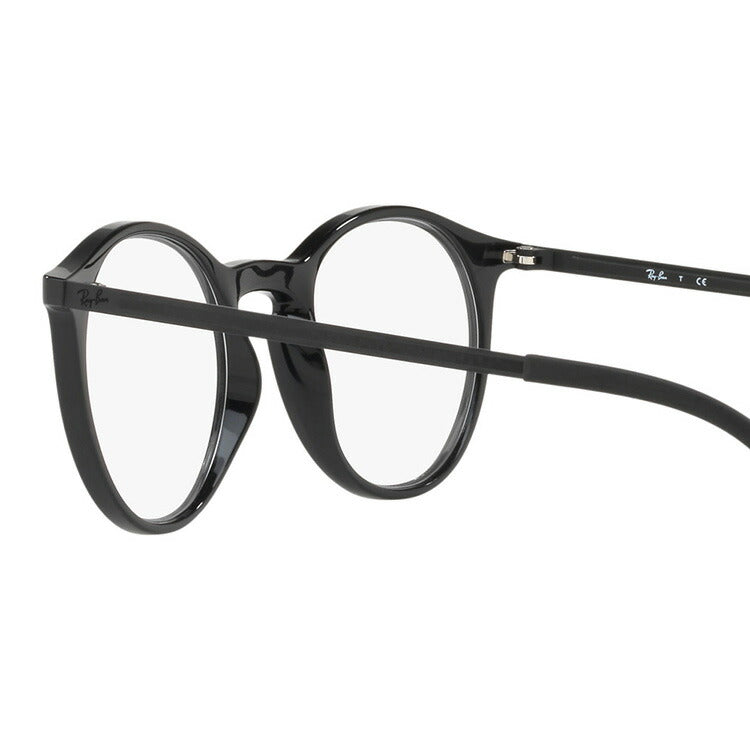 【訳あり】レイバン メガネ 度付き 度なし 伊達メガネ 眼鏡 Ray-Ban アジアンフィット RX7132F (RB7132F) 2000 52サイズ ボストン型 メンズ レディース ボストン型 UVカット 紫外線 ラッピング無料