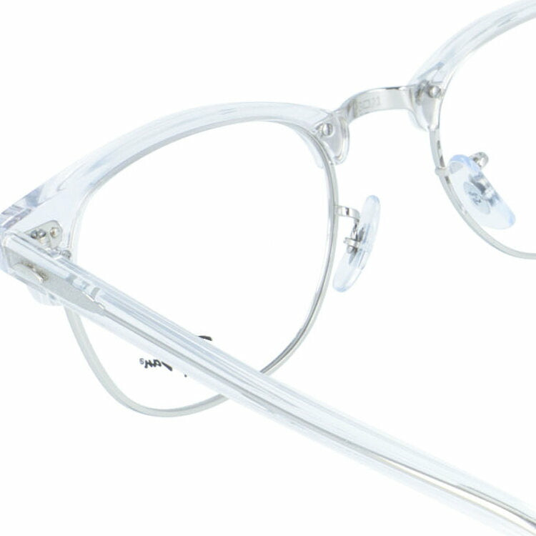 【選べる15色 ライトカラーレンズ】【国内正規品】レイバン メガネフレーム クラブマスター 伊達メガネ Ray-Ban CLUBMASTER RX5154 2001 53サイズ ブロー型 コンビネーションフレーム サーモント ユニセックス メンズ レディース