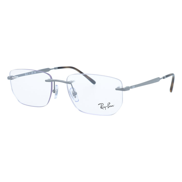 レイバン メガネフレーム 伊達メガネ Ray-Ban RX3768V 3201 54サイズ スクエア型 べっ甲柄 リムレス ベヨネッタメガネ ツーポイント型 ユニセックス メンズ レディース