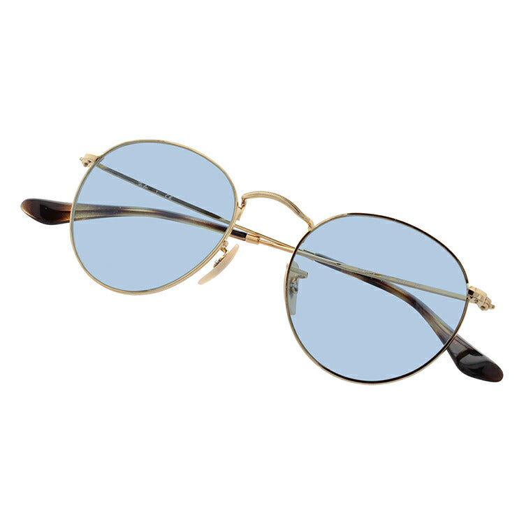 【選べる15色 ライトカラーレンズ】レイバン ライトカラー サングラス Ray-Ban RX3447V(RB3447V) 全4カラー 2 ROUND METAL ラウンドメタル ボストン型 メンズ レディース アウトドア 運転 ドライブ レジャー UVカット 伊達 メガネ 眼鏡