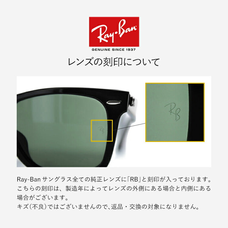 【訳あり】レイバン サングラス RB4258F 616613 52 アジアンフィット ウェリントン型 ライトブラウン ベージュ メンズ レディース ドライブ 運転 アウトドア ブランドサングラス 紫外線 花粉対策 Ray-Ban