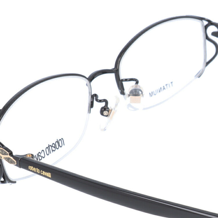 ロベルトカヴァリ Roberto Cavalli メガネ フレーム 眼鏡 度付き 度なし 伊達 RC0604-4 52サイズ スクエア型 レディース ラッピング無料