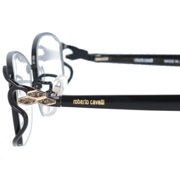 ロベルトカヴァリ Roberto Cavalli メガネ フレーム 眼鏡 度付き 度なし 伊達 RC0604-4 52サイズ スクエア型 レディース ラッピング無料