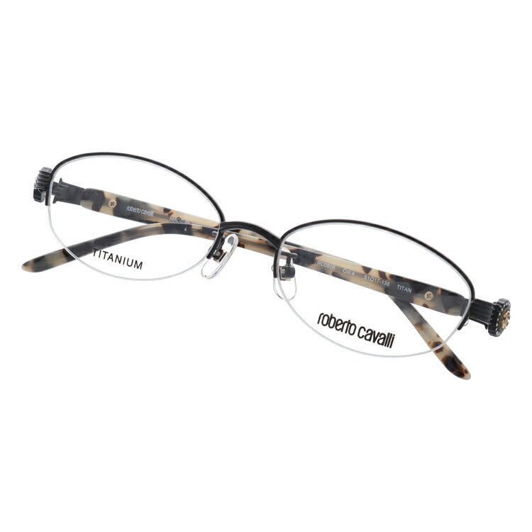 ロベルトカヴァリ Roberto Cavalli メガネ フレーム 眼鏡 度付き 度なし 伊達 RC0606-4 51サイズ ラウンド型 レディース ラッピング無料