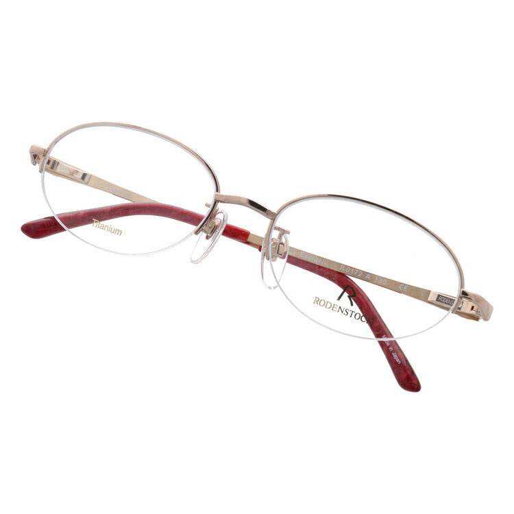 【国内正規品】ローデンストック メガネフレーム エクスクルーシブ 伊達メガネ RODENSTOCK EXCLUSIV R0172-A 51サイズ オーバル レディース ラインストーン