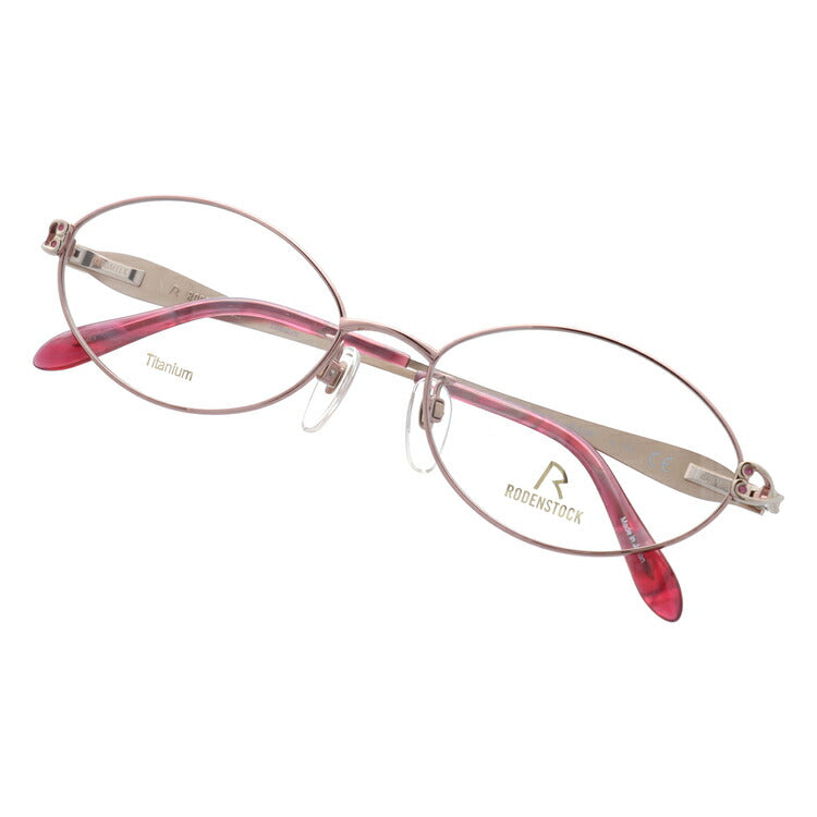 【国内正規品】ローデンストック メガネフレーム エクスクルーシブ 伊達メガネ RODENSTOCK EXCLUSIV R0206-B 53サイズ オーバル レディース ラインストーン
