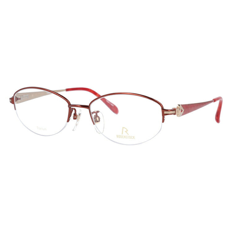 【国内正規品】ローデンストック メガネフレーム エクスクルーシブ 伊達メガネ RODENSTOCK EXCLUSIV R0216-C 52サイズ オーバル レディース ラインストーン