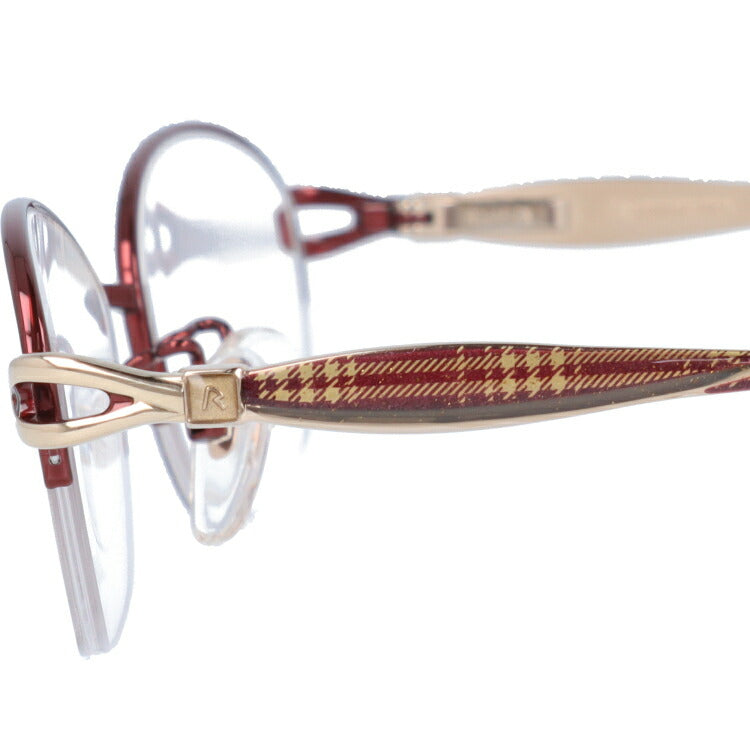 【国内正規品】ローデンストック メガネフレーム エクスクルーシブ 伊達メガネ RODENSTOCK EXCLUSIV R0241-C 52サイズ オーバル レディース チェック柄