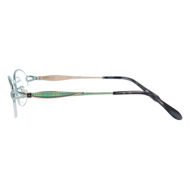 【国内正規品】ローデンストック メガネフレーム エクスクルーシブ 伊達メガネ RODENSTOCK EXCLUSIV R0241-E 54サイズ オーバル レディース チェック柄