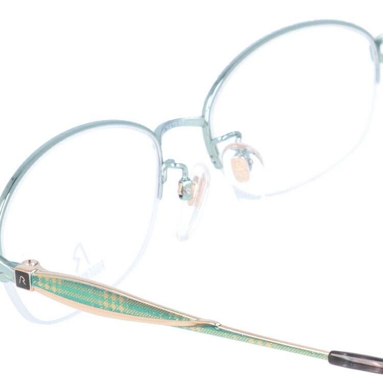 【国内正規品】ローデンストック メガネフレーム エクスクルーシブ 伊達メガネ RODENSTOCK EXCLUSIV R0241-E 54サイズ オーバル レディース チェック柄