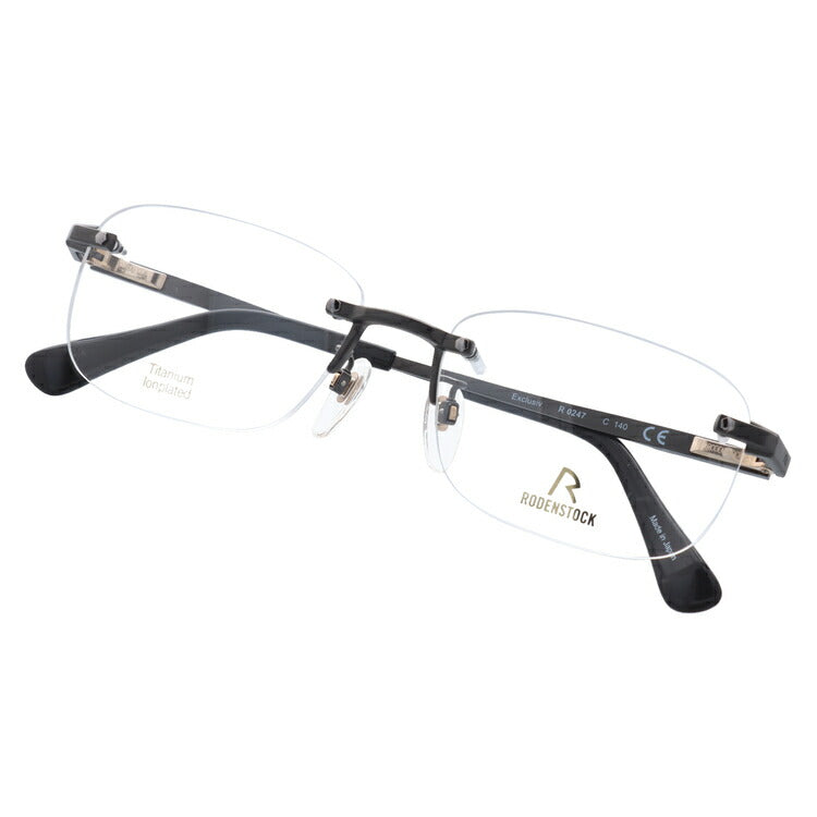 【国内正規品】ローデンストック メガネフレーム エクスクルーシブ 伊達メガネ RODENSTOCK EXCLUSIV R0247-C 54サイズ スクエア ユニセックス メンズ レディース