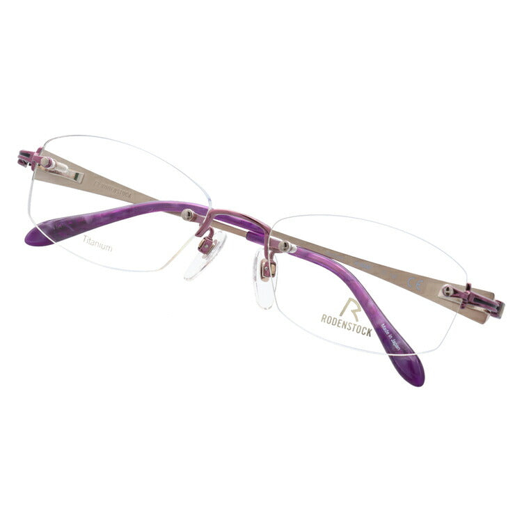 【国内正規品】ローデンストック メガネフレーム エクスクルーシブ 伊達メガネ RODENSTOCK EXCLUSIV R0249-D 51サイズ スクエア レディース ラインストーン