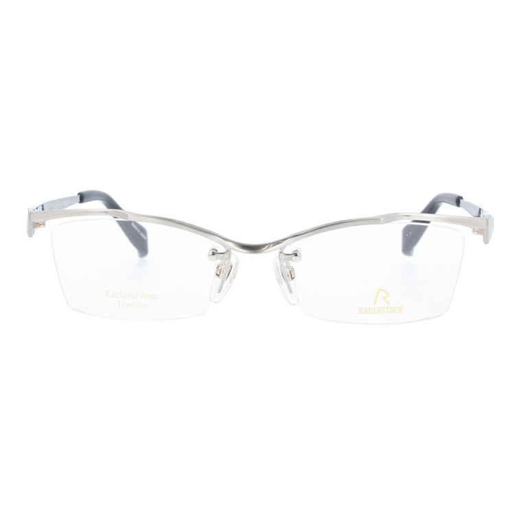 【国内正規品】ローデンストック メガネフレーム RODENSTOCK 度付き 度なし 伊達 だて 眼鏡 メンズ レディース R0027-B 54/56サイズ スクエア(ハーフリム) UVカット 紫外線 ラッピング無料
