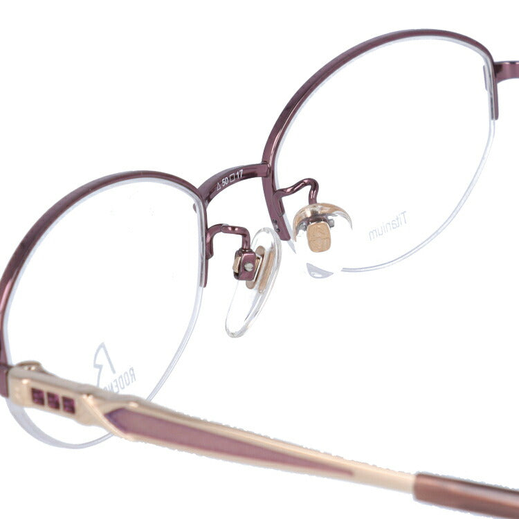 【国内正規品】ローデンストック メガネフレーム エクスクルーシブ 伊達メガネ RODENSTOCK EXCLUSIV R0181-D 50/52/54サイズ オーバル レディース ラインストーン