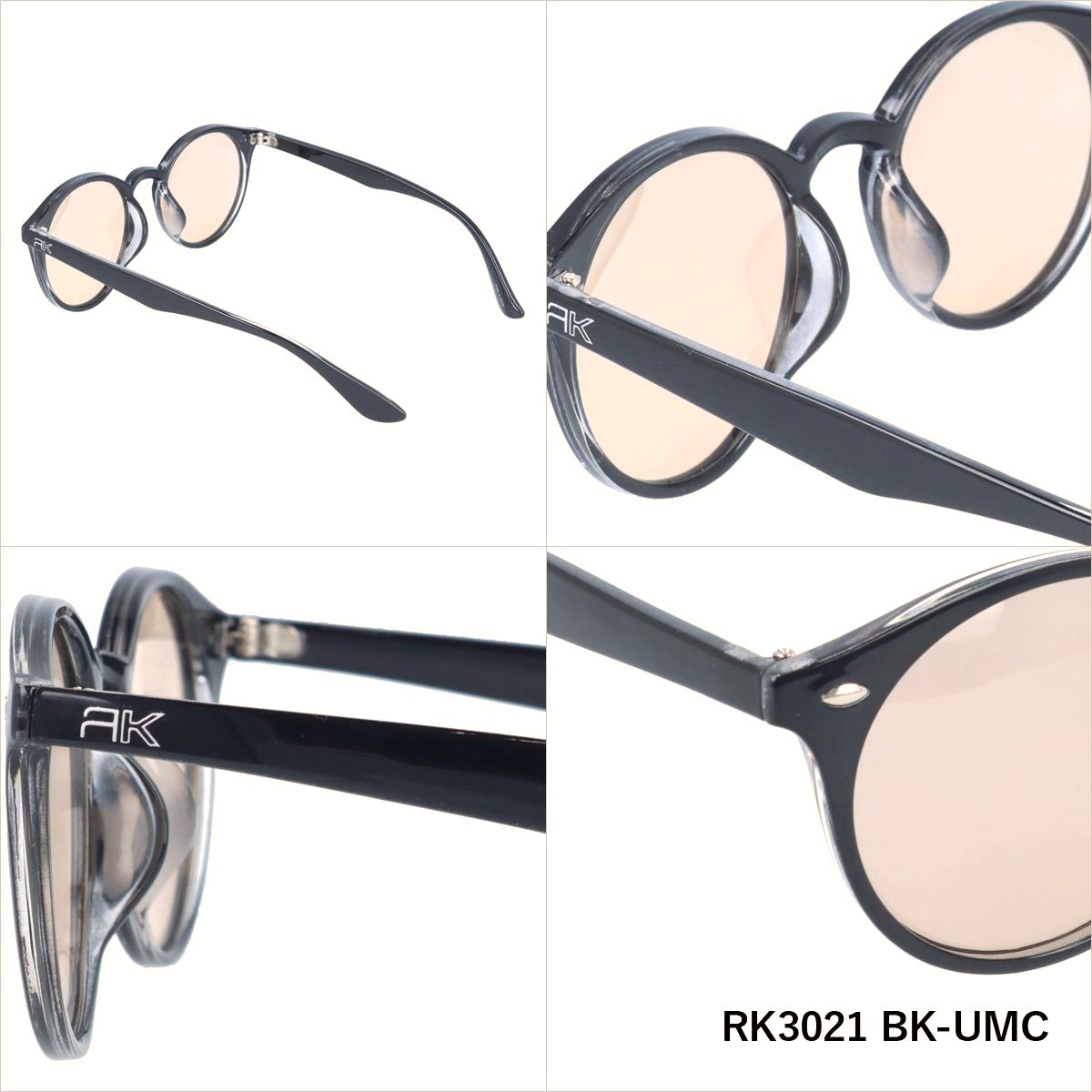 ラスケー 調光 偏光 サングラス カラーレンズ メンズ レディース UVカット RUSS-K ブランド RK3021 51 ボストン | 紫外線 対策 おすすめ 人気 プレゼント 運転 ドライブ レジャー キャンプ アウトドア 釣り フィッシング 海 川 山 春 夏 秋 冬 ランニング
