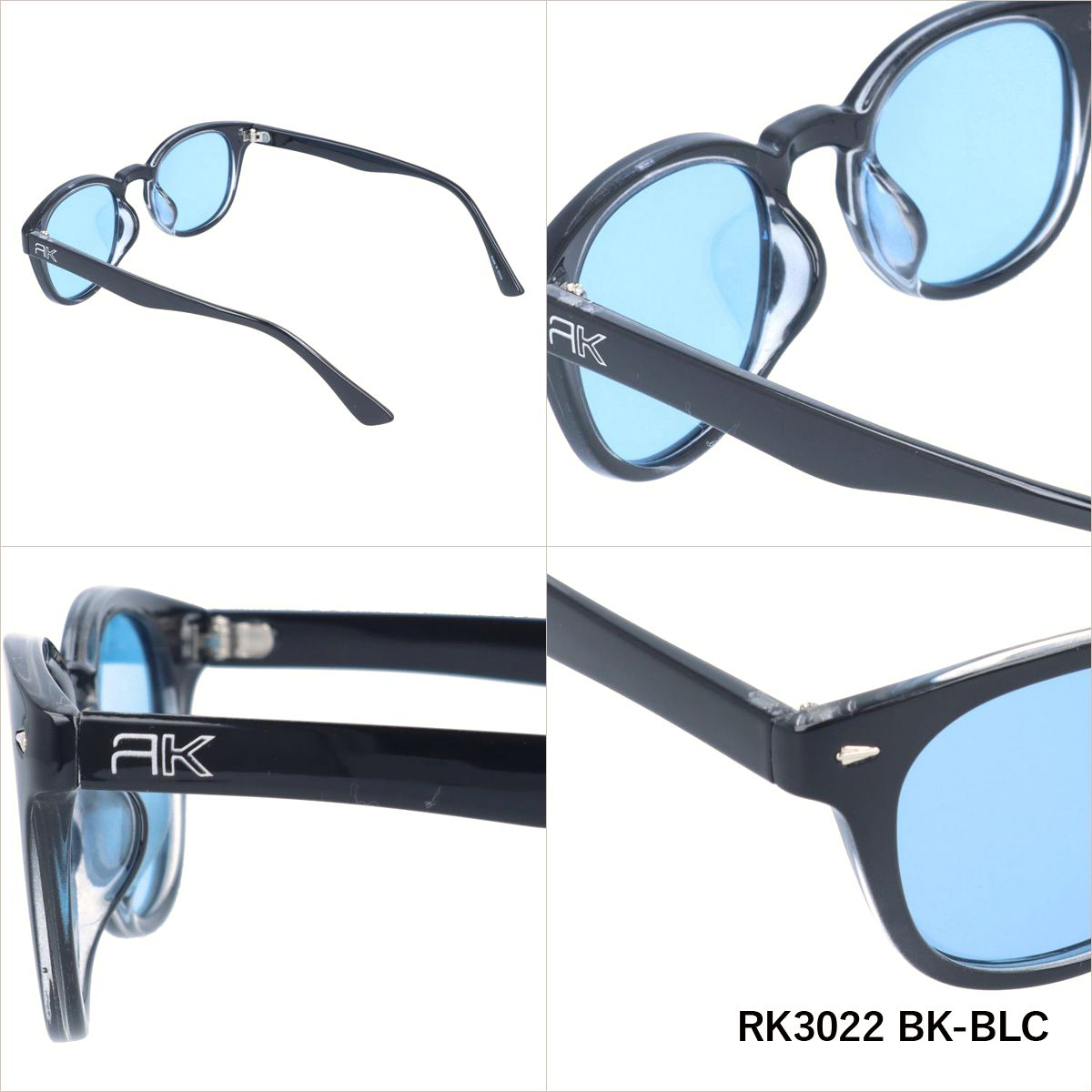 ラスケー 調光 偏光 サングラス カラーレンズ メンズ レディース UVカット RUSS-K ブランド RK3022 49 ウェリントン | 紫外線 対策 おすすめ 人気 プレゼント 運転 ドライブ レジャー キャンプ アウトドア 釣り フィッシング 海 川 山 春 夏 秋 冬 ランニング