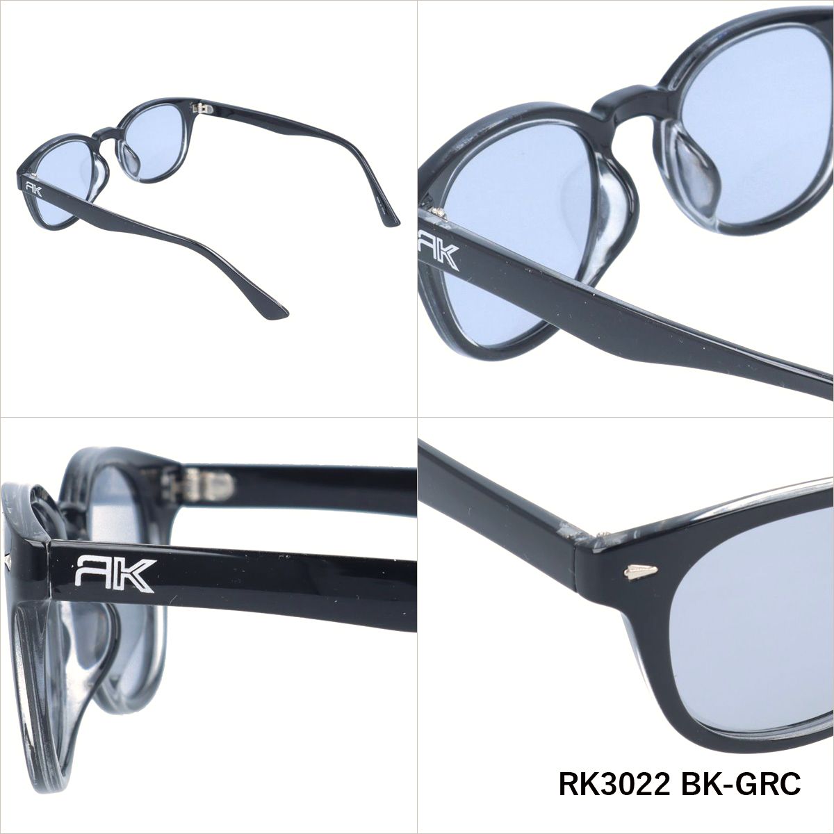ラスケー 調光 偏光 サングラス カラーレンズ メンズ レディース UVカット RUSS-K ブランド RK3022 49 ウェリントン | 紫外線 対策 おすすめ 人気 プレゼント 運転 ドライブ レジャー キャンプ アウトドア 釣り フィッシング 海 川 山 春 夏 秋 冬 ランニング